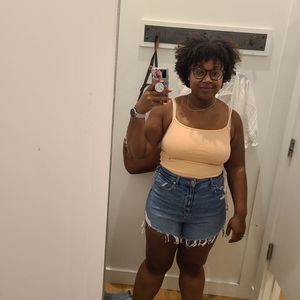 AE distressed Jean shorts